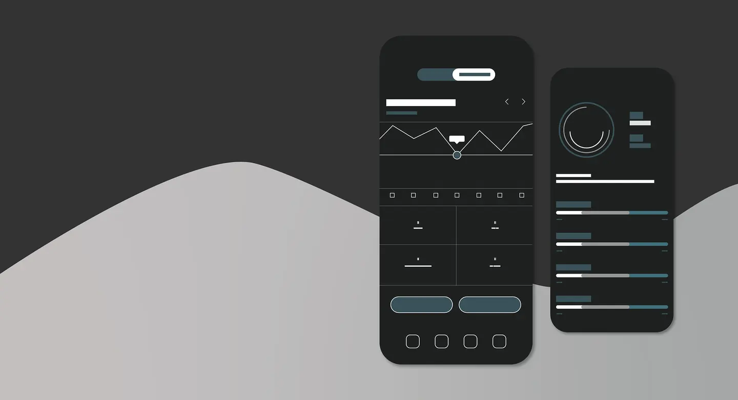 Smartphone showing a banking app balance screen